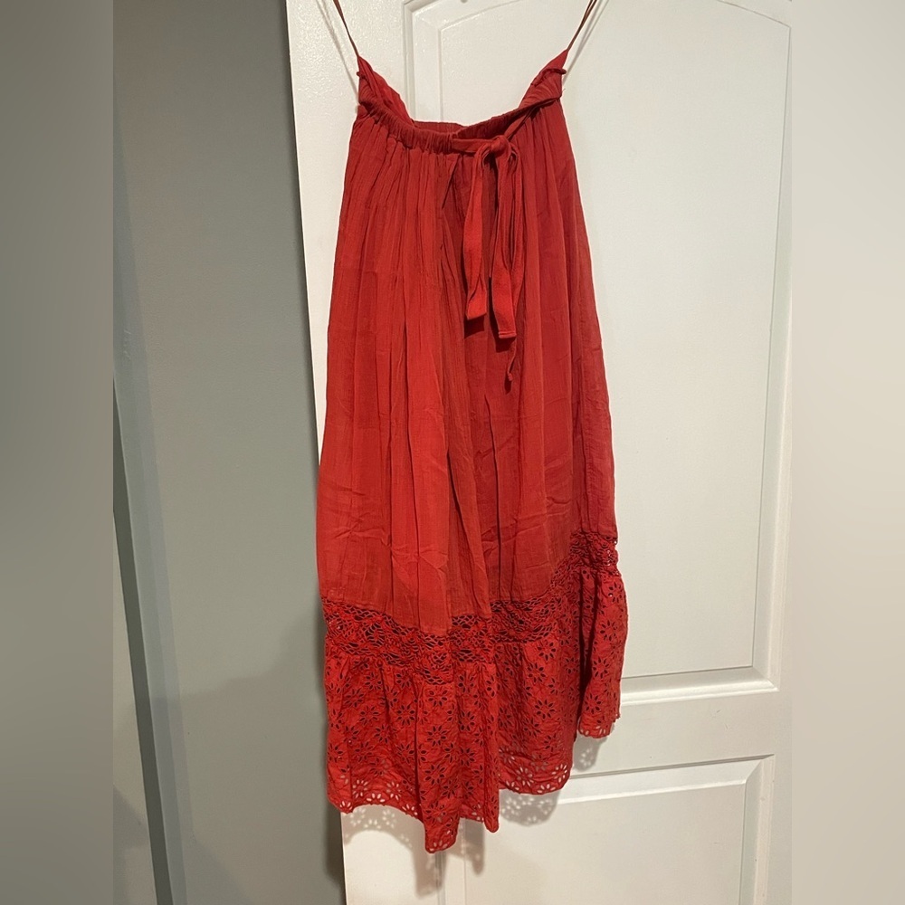 New! Free People Darling Eyelet Lace Slit Skirt Only in Burn Notice ❤️ XS - Picture 11 of 15